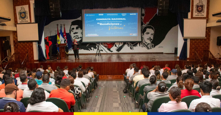 UNAN León inicia consulta en pro de la Estrategia Nacional de Educación “Bendiciones y Victorias” 